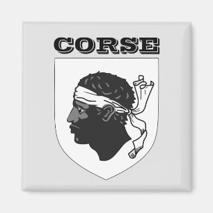 Coat of Arms of Corsica (France) Magnet