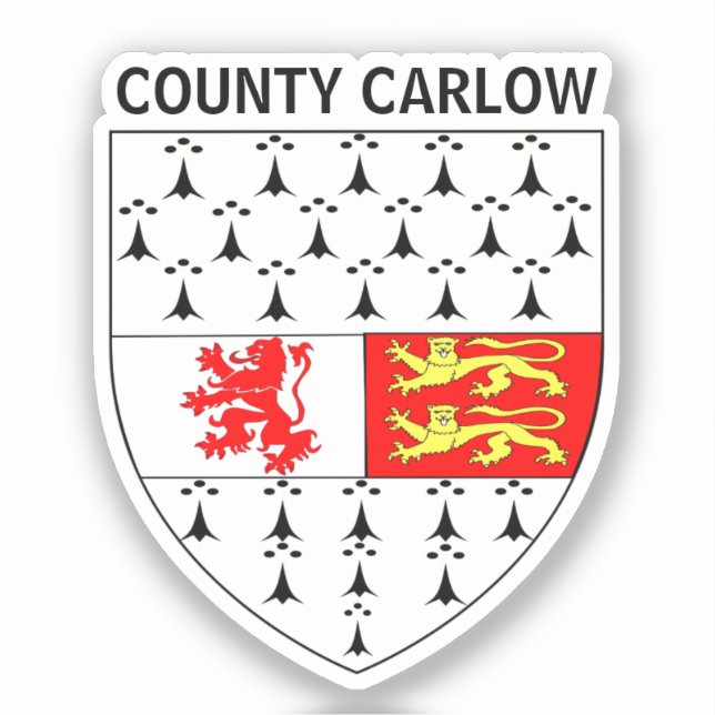 Coat of Arms of County Carlow, Republic of Ireland (Front)