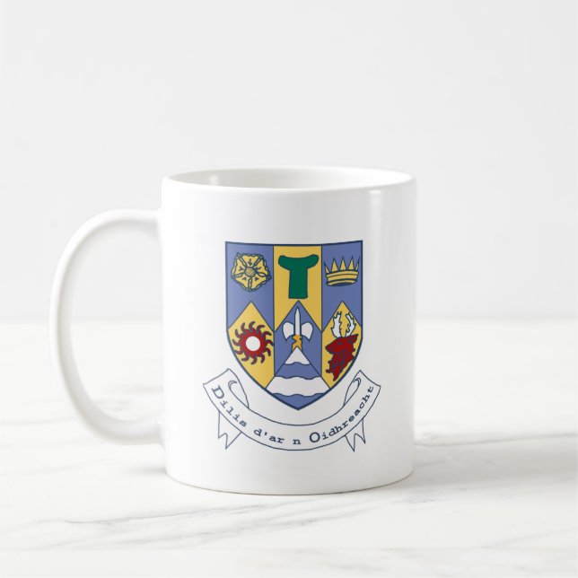 Coat of Arms of County Clare, Ireland Coffee Mug (Left)
