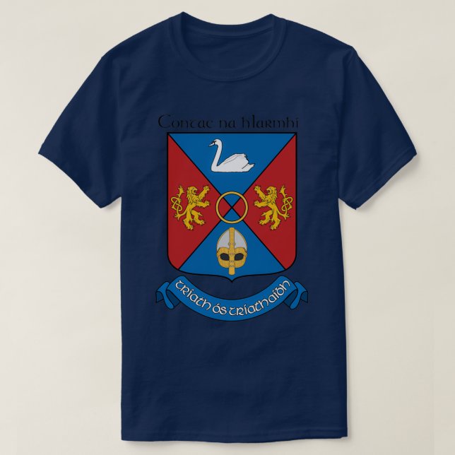 Coat of Arms of County Westmeath Irish T-Shirt (Design Front)