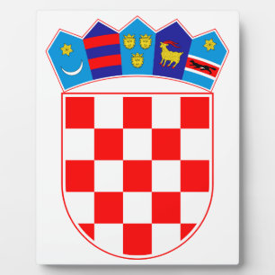 Coat of arms of Croatia, Croatian Emblem, Hrvatska Plaque