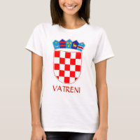 Coat of Arms of Croatia Vatreni T-Shirt