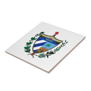 Coat of arms of Cuba Ceramic Tile