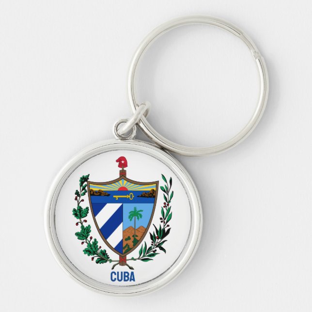 Coat of arms of Cuba Key Ring (Front)