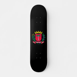 Coat of Arms of Curitiba, Brazil Skateboard