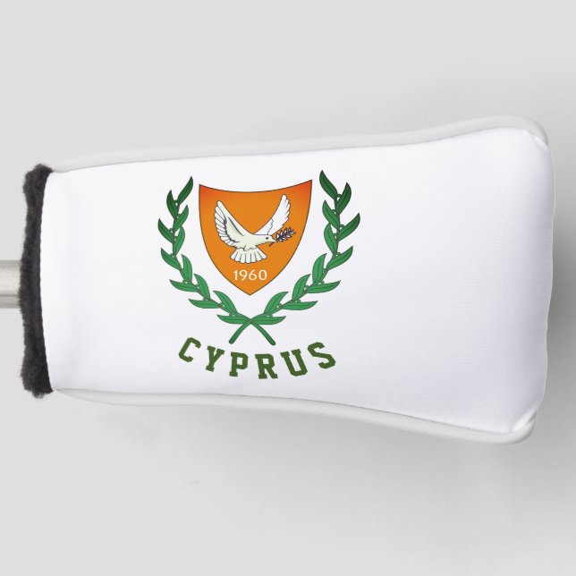 Coat of Arms of CYPRUS Golf Head Cover (Front)
