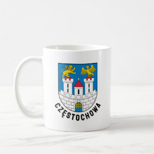 Coat of Arms of Częstochowa, Poland Coffee Mug