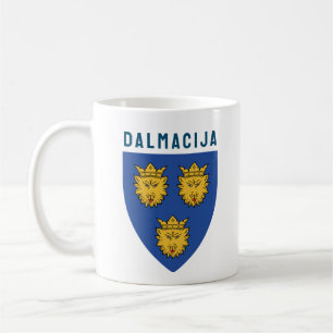 Coat of Arms of Dalmatia, Croatia Coffee Mug