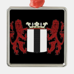 Coat of arms of Delft Metal Tree Decoration