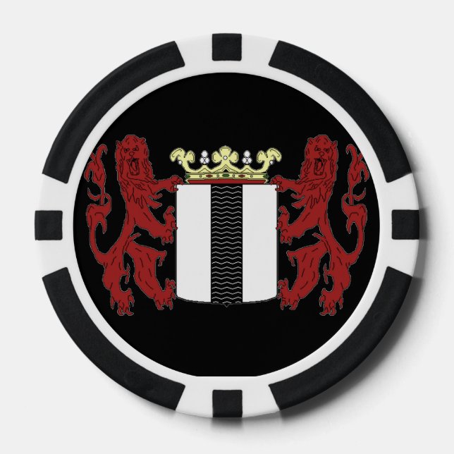Coat of arms of Delft Poker Chips (Front)