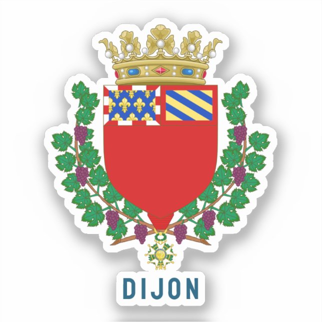 Coat of arms of Dijon, France (Front)