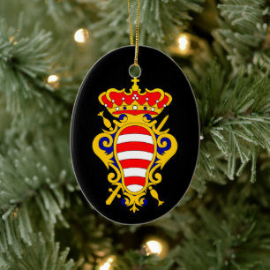 Coat of Arms of Dubrovnik - Croatia Ceramic Orname Ceramic Ornament