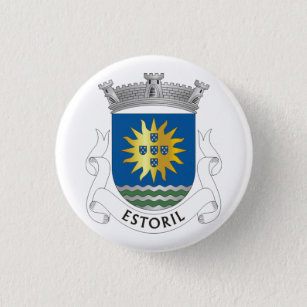 Coat of Arms of Estoril, Portugal 3 Cm Round Badge