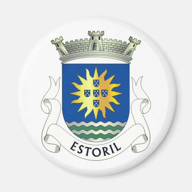 Coat of Arms of Estoril, Portugal Magnet (Front)