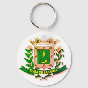 Coat of Arms of Feira de Santana (Bahia, Brazil) Key Ring