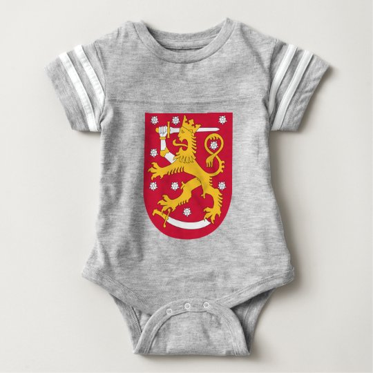Coat of Arms of Finland - Suomen Vaakuna Baby Bodysuit