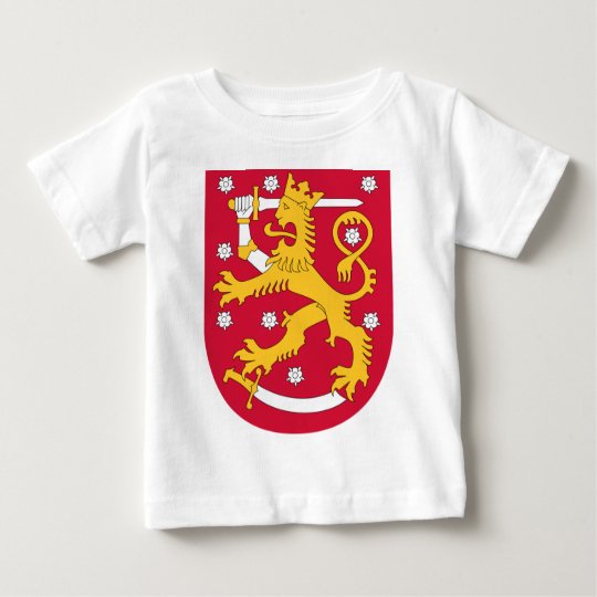 Coat of Arms of Finland - Suomen Vaakuna Baby T-Shirt