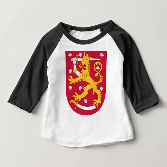 Coat of Arms of Finland - Suomen Vaakuna Baby T-Shirt