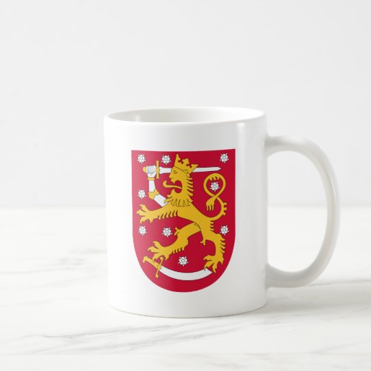 Coat of Arms of Finland - Suomen Vaakuna Coffee Mug