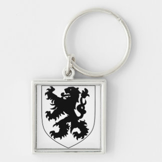 Coat of Arms of Flanders Key Ring