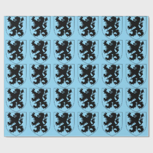 Coat of Arms of Flanders Wrapping Paper