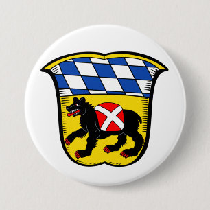 Coat of Arms of Freising, Germany 7.5 Cm Round Badge