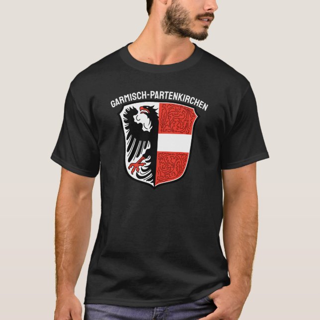 Coat of Arms of Garmisch-Partenkirchen, Germany T-Shirt (Front)