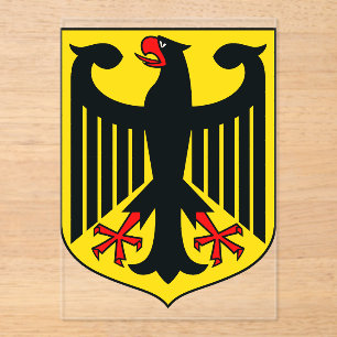 Coat of arms of Germany Acrylic Invitations