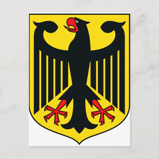 Coat of arms of Germany Postcard (Front)
