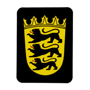 Coat of arms of Germany state Baden-Wurttemberg Magnet