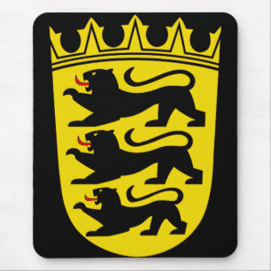 Coat of arms of Germany state Baden-Wurttemberg Mouse Pad