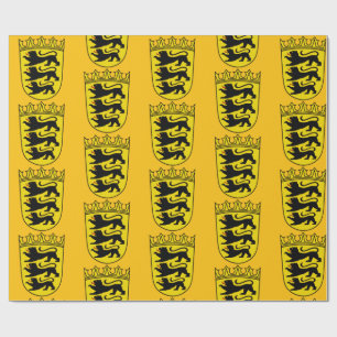 Coat of arms of Germany state Baden-Wurttemberg Wrapping Paper