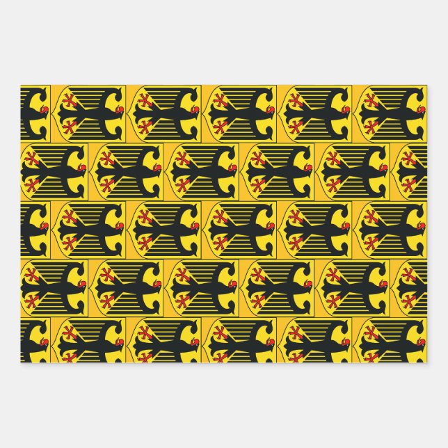 Coat of arms of Germany Wrapping Paper Sheet (Front)