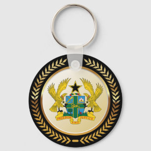 Coat of Arms of Ghana Key Ring