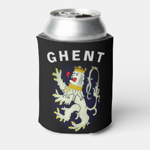Coat of Arms of Ghent - BELGIUM Can Cooler