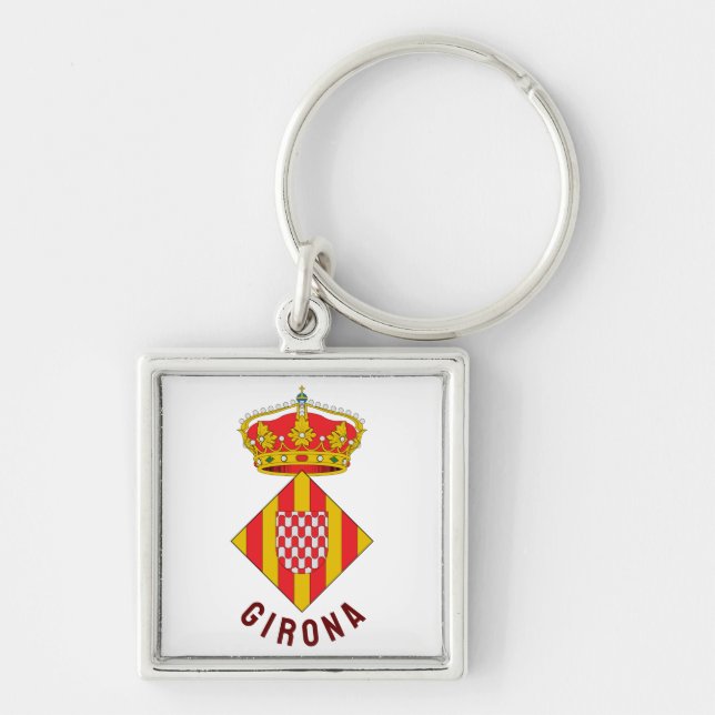 Coat of Arms of Girona Key Ring (Front)