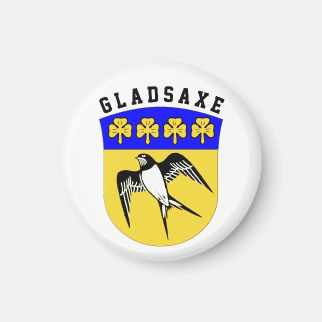 Coat of Arms of Gladsaxe, Denmark Magnet (Front)