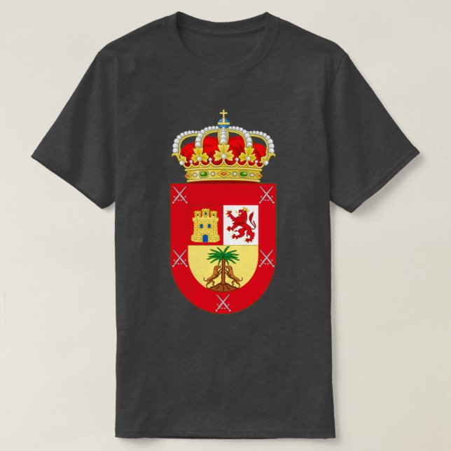 Coat of arms of Gran Canaria Spain T-Shirt (Design Front)