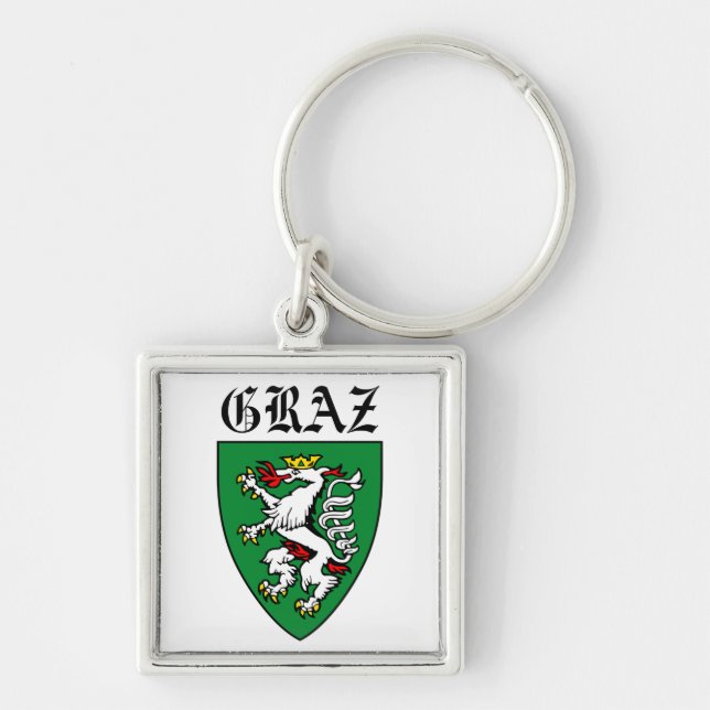 Coat of Arms of Graz - AUSTRIA Key Ring (Front)