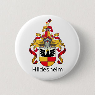 Coat of Arms of Hildesheim, Germany 6 Cm Round Badge