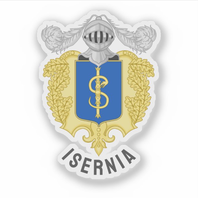 Coat of Arms of Isernia, Italy (Front)