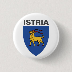 Coat of Arms of Istria 3 Cm Round Badge