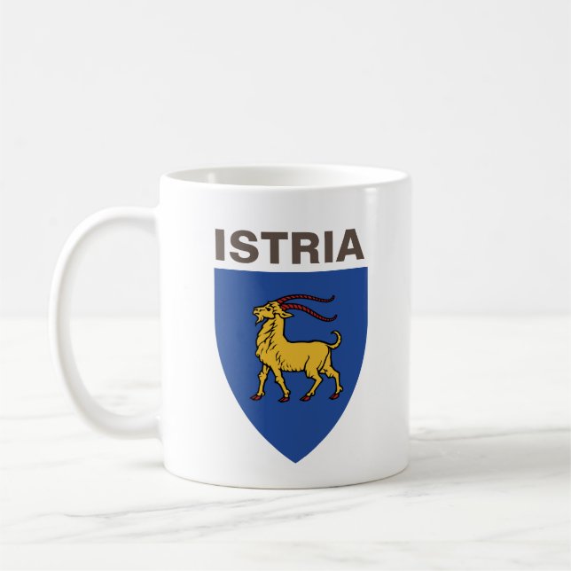 Coat of Arms of Istria Coffee Mug (Left)