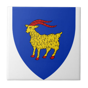 Coat of arms of Istria in Croatia Ceramic Tile