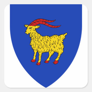 Coat of arms of Istria in Croatia Square Sticker