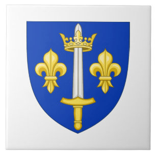 Coat of Arms of Jeanne d'Arc Ceramic Tile