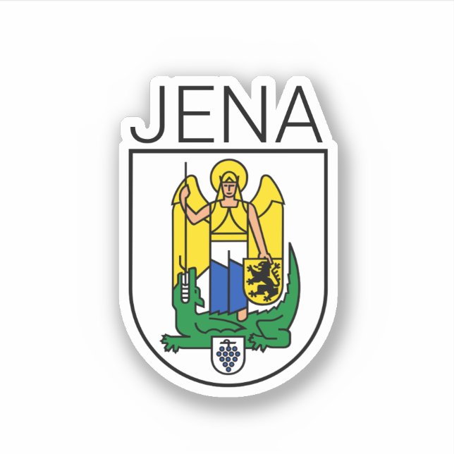Coat of Arms of Jena - Thüringen, GERMANY Classic  (Front)