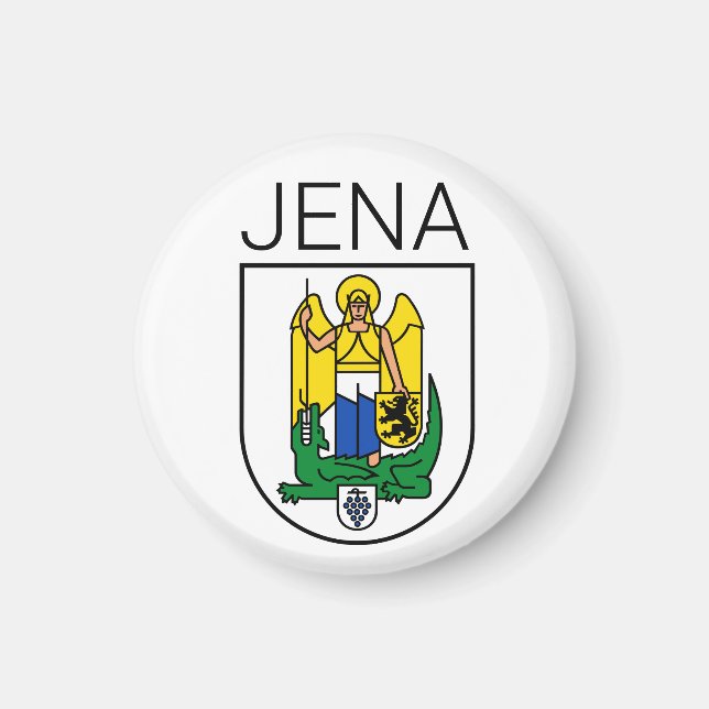 Coat of Arms of Jena - Thüringen, GERMANY Magnet (Front)