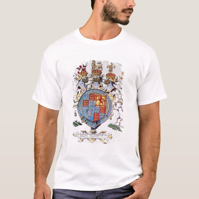 Coat of Arms of King James I of England T-Shirt (Front)