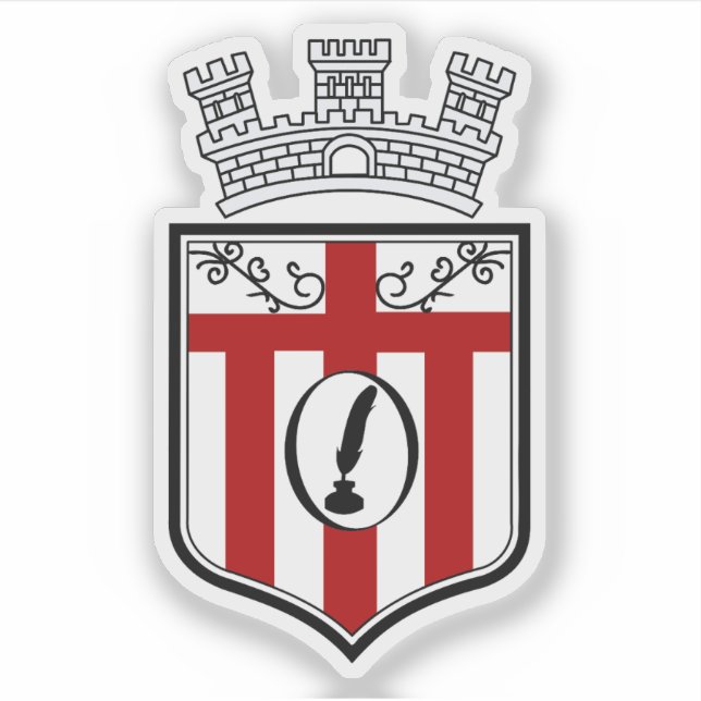 Coat of arms of Korçë, Albania (Front)